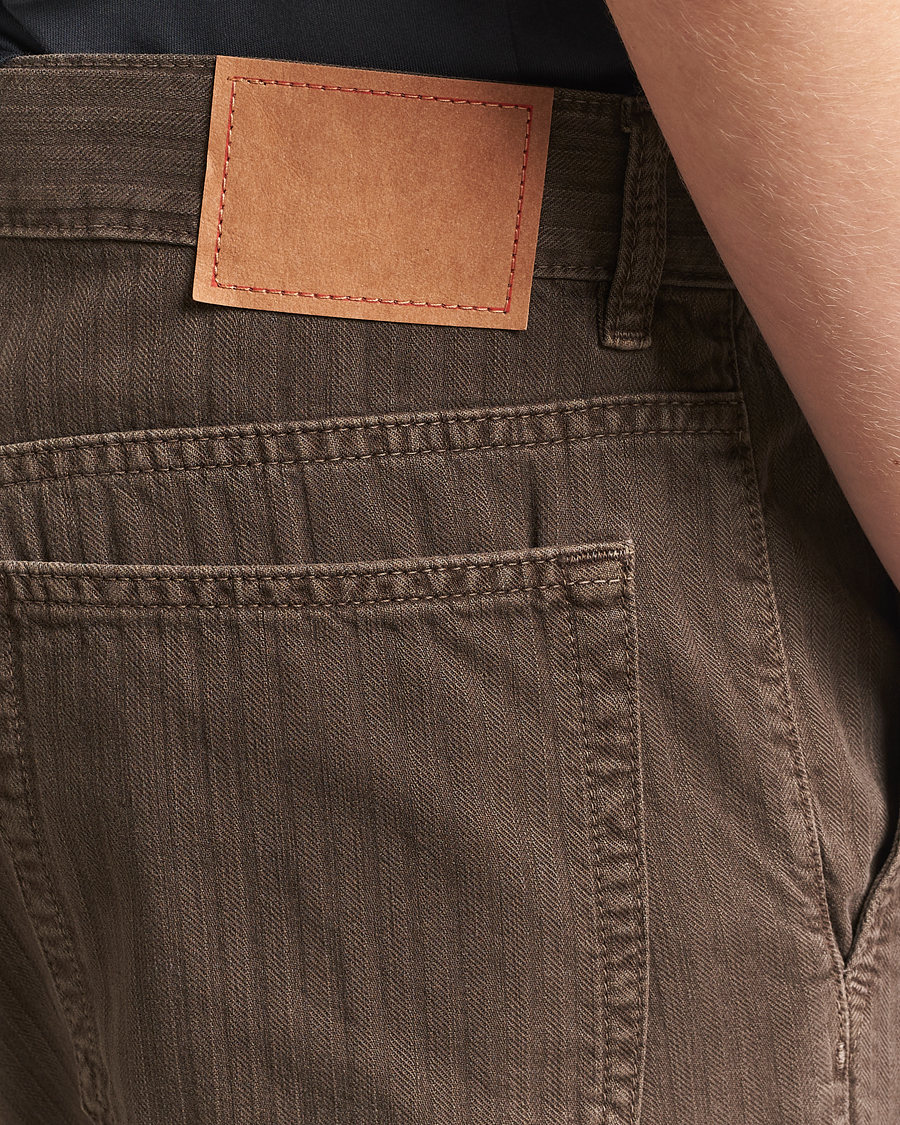 Jeanerica Genua Herringbone Twill Chino Brown