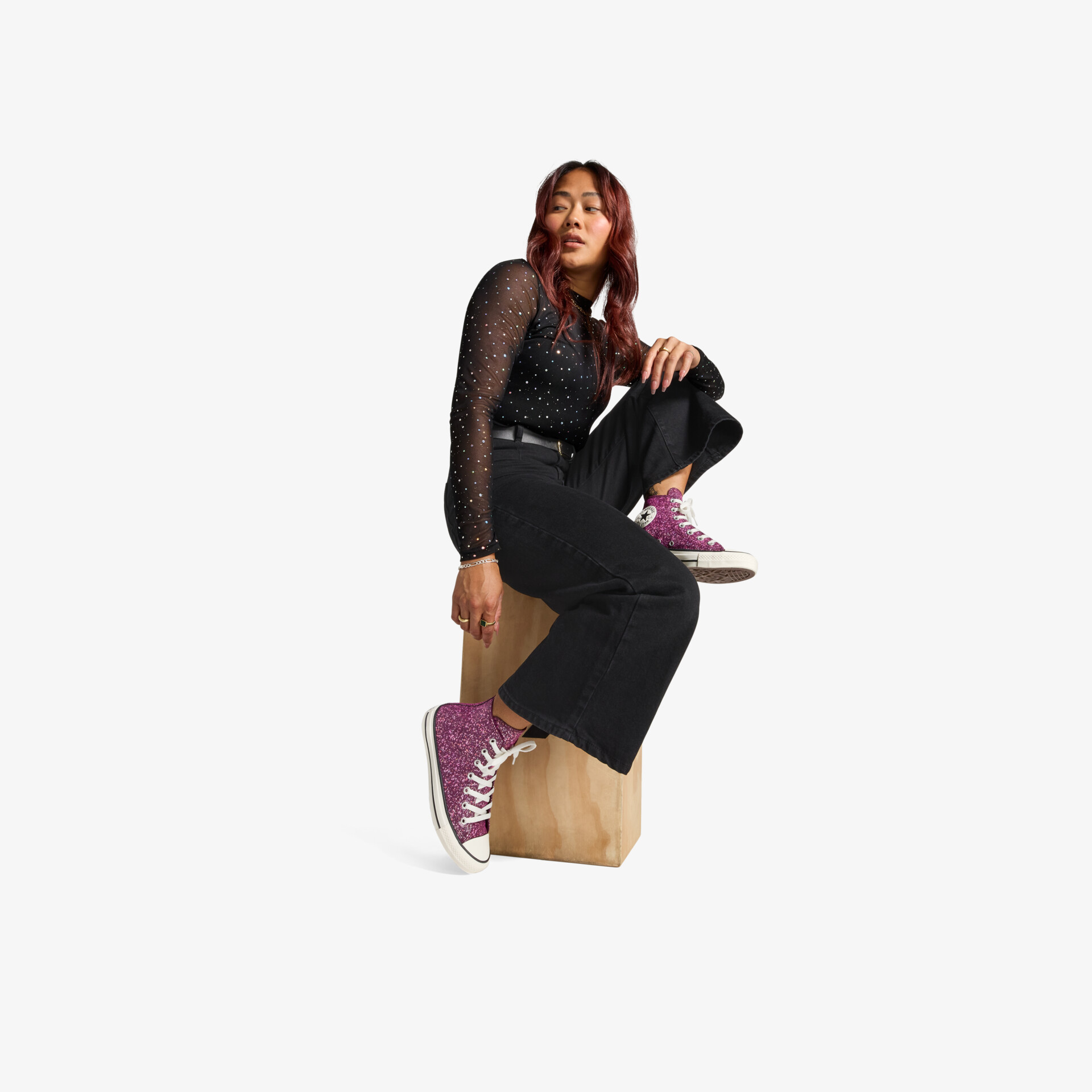 CONVERSE CHUCK TAYLOR ALL STAR Damen Leinenschuhe pink