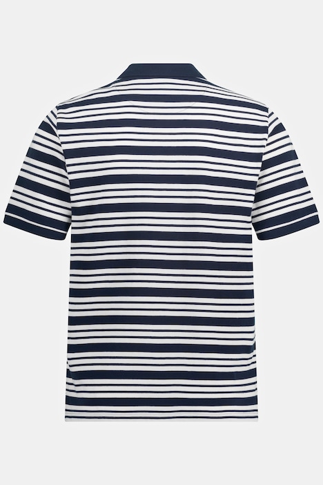 Poloshirt, Halbarm, Piqué, Ringel