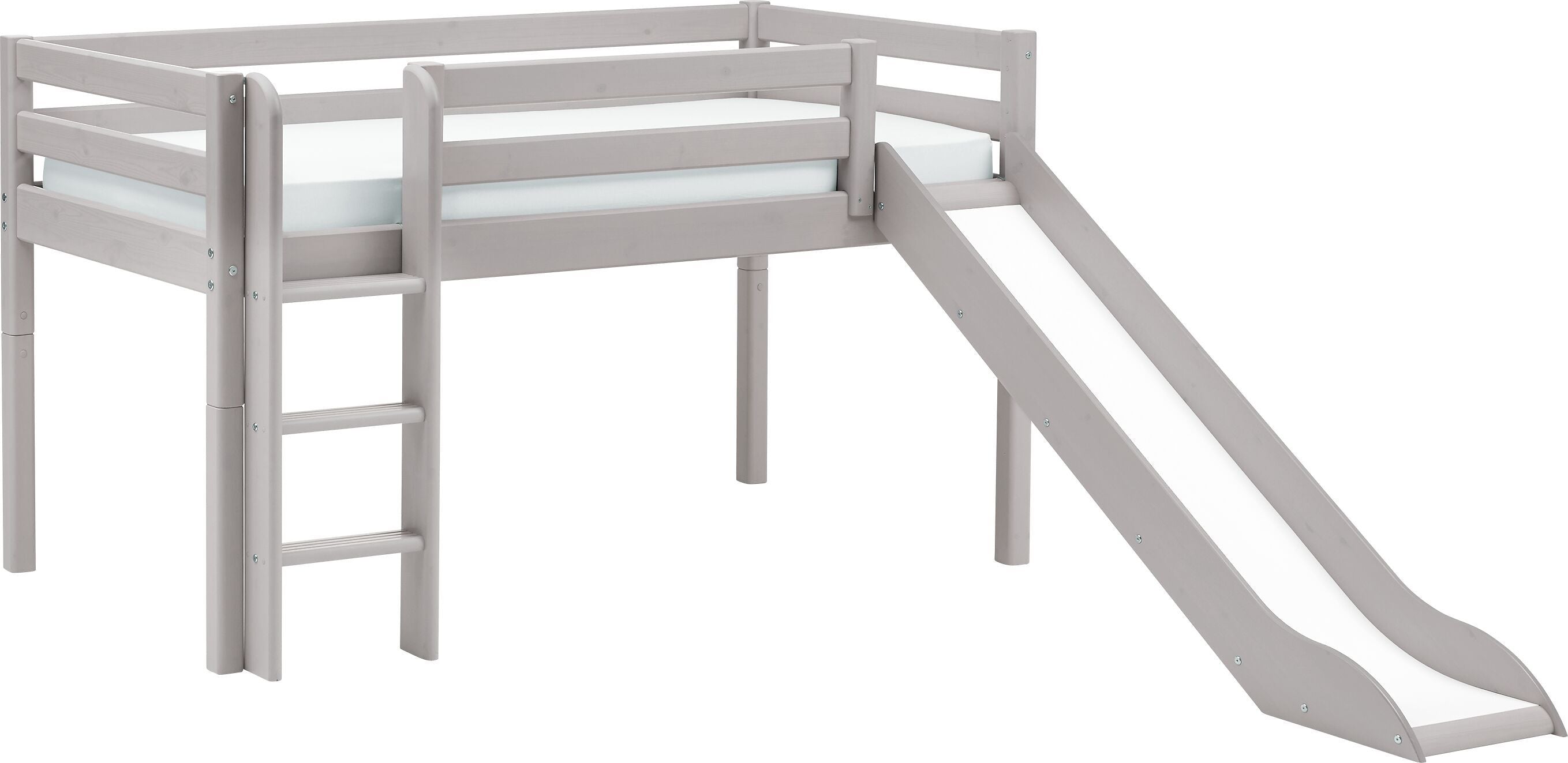 Flexa CLASSIC Halbhochbett - Grau / B: 249.0 cm x T: 210.0 cm x H: 120.0 cm