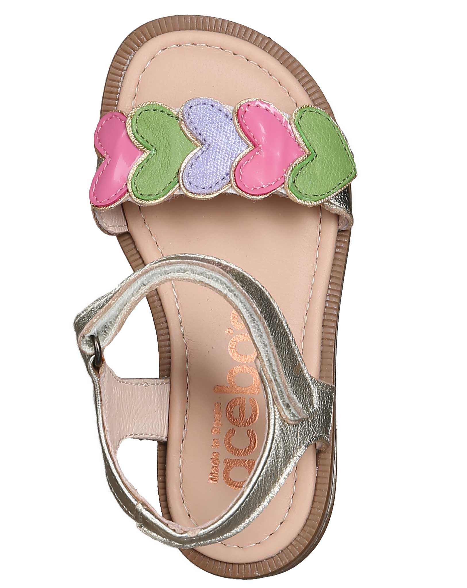 Klett-Sandalen PURE CHIC in platino