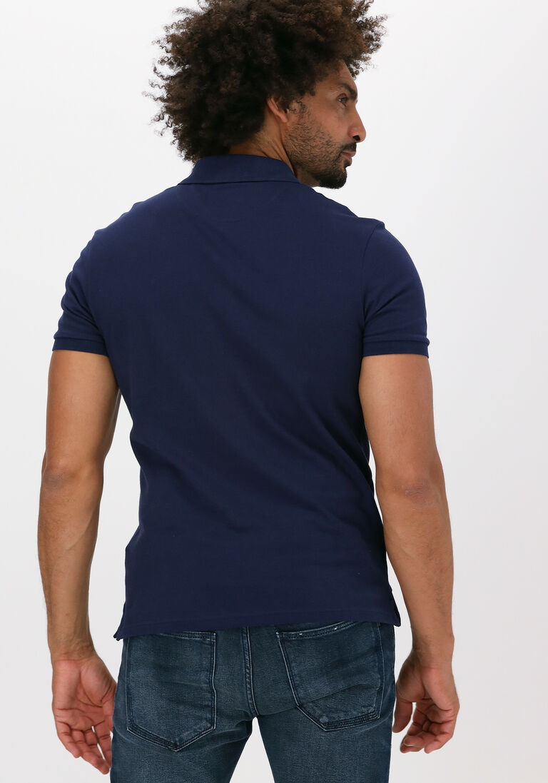 LYLE & SCOTT blauwe lyle & scott polo plain polo shirt