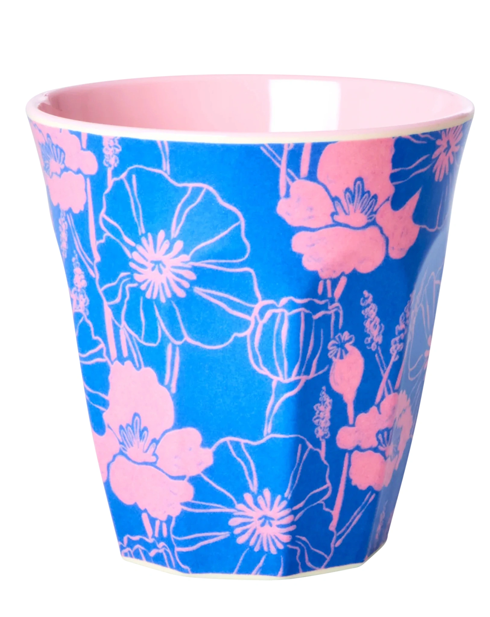 Melamin-Becher MEDIUM - POPPY LOVE in blau