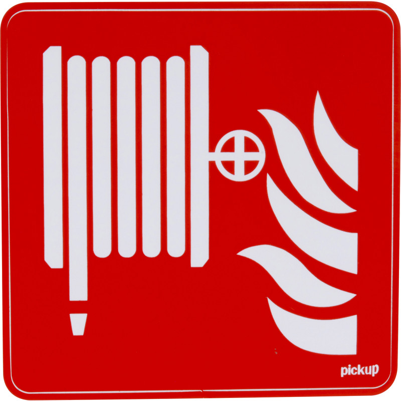 Sticker plaats blusmiddel 10x10cm*