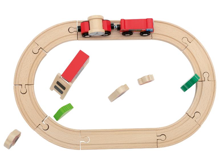 Houten treinset