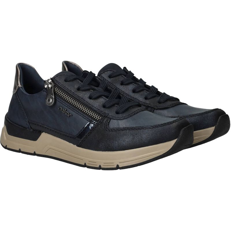 Rieker Sneakers Blauw Dames