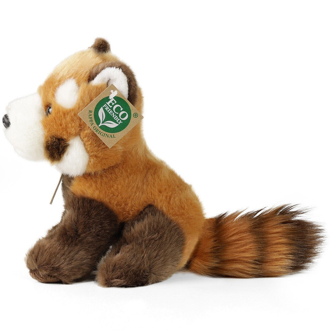Rappa knuffelpanda rood - 18 cm