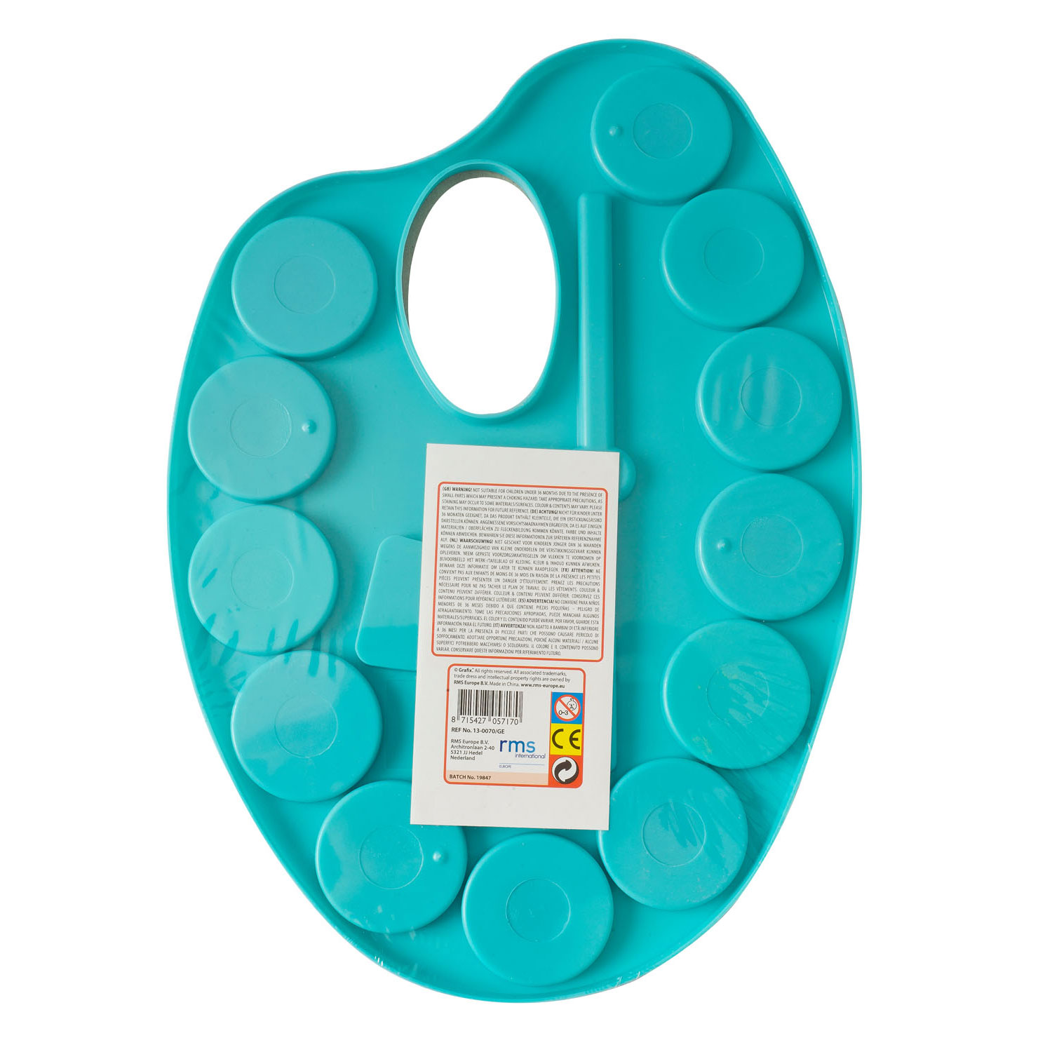 Waterverfpalet, 12 Kleuren