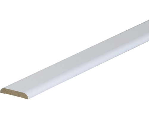Behanglijst essen kristalwit 5x30x2600 mm