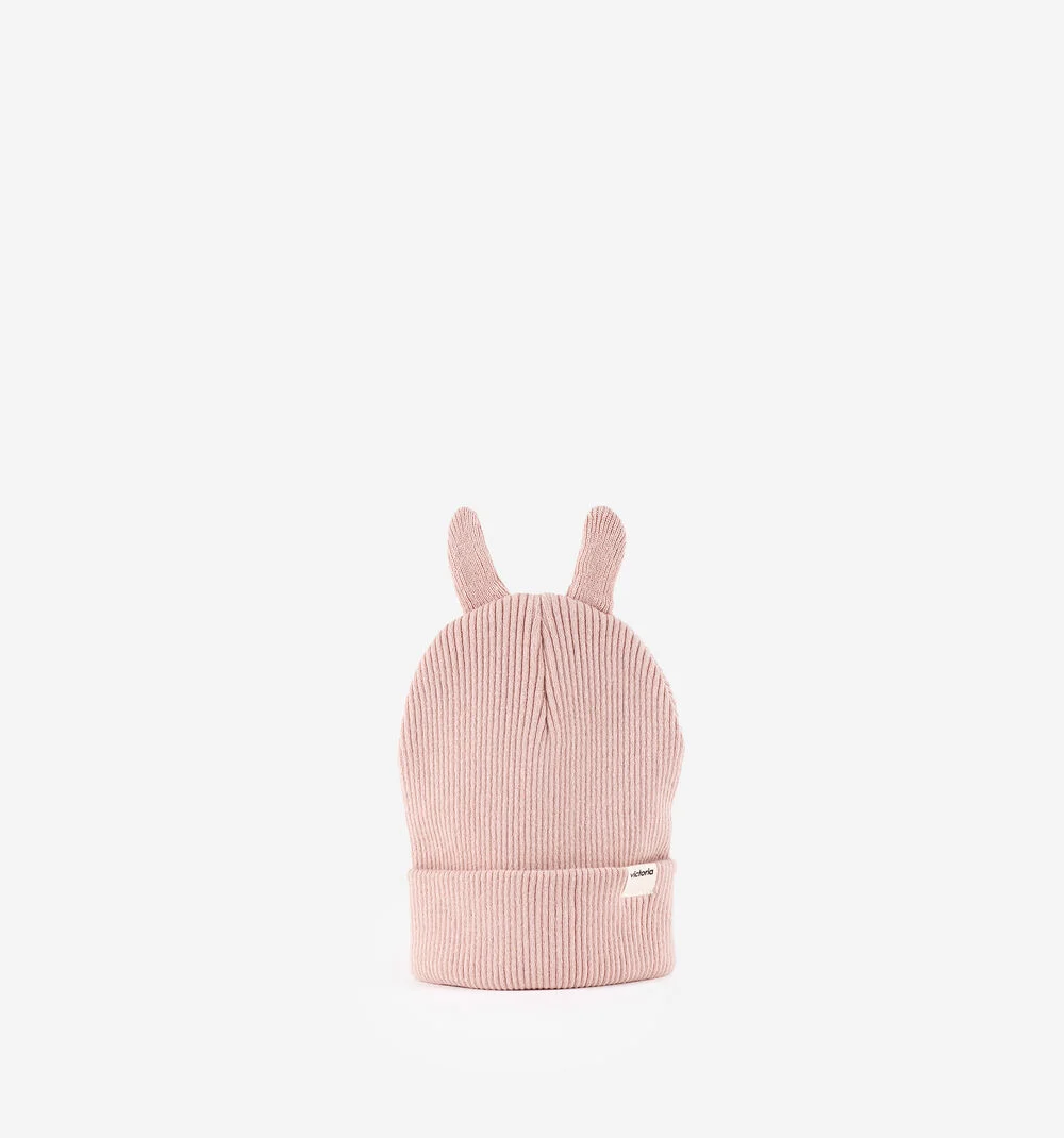 BONNET COTON ANIMAUX Bonnet en coton pour enfants ROSA