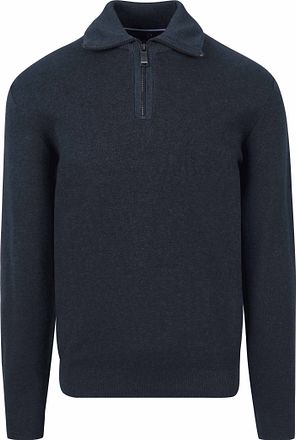 Casa Moda Halfzip Trui Donkerblauw 413705900-147 kopen