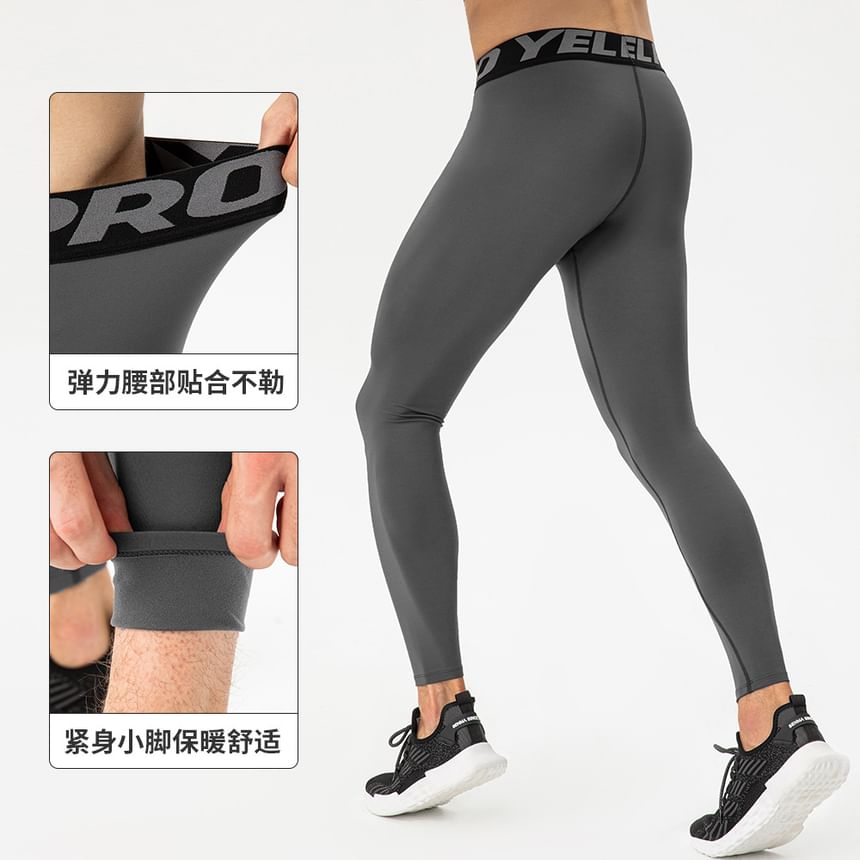 FoxFlair - Sportlegging met tailleband en letters