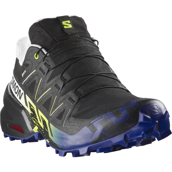 Chaussure trail SALOMON SPEEDCROSS 6 GORE-TEX BLACK/SURF/YELLOW