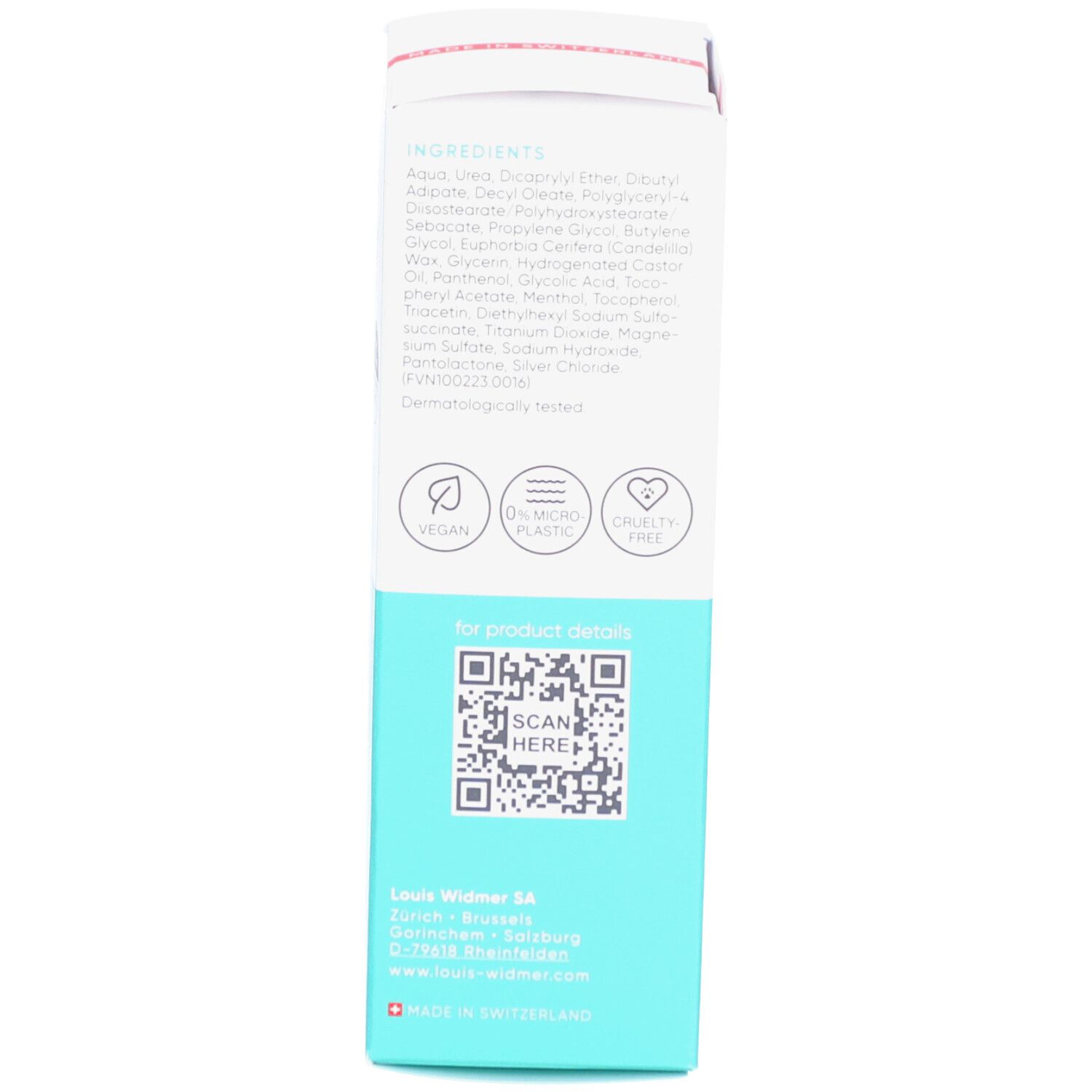 Louis Widmer skinexpert Carbamid Forte 18% Urea Anti-Hornhaut Fusscreme
