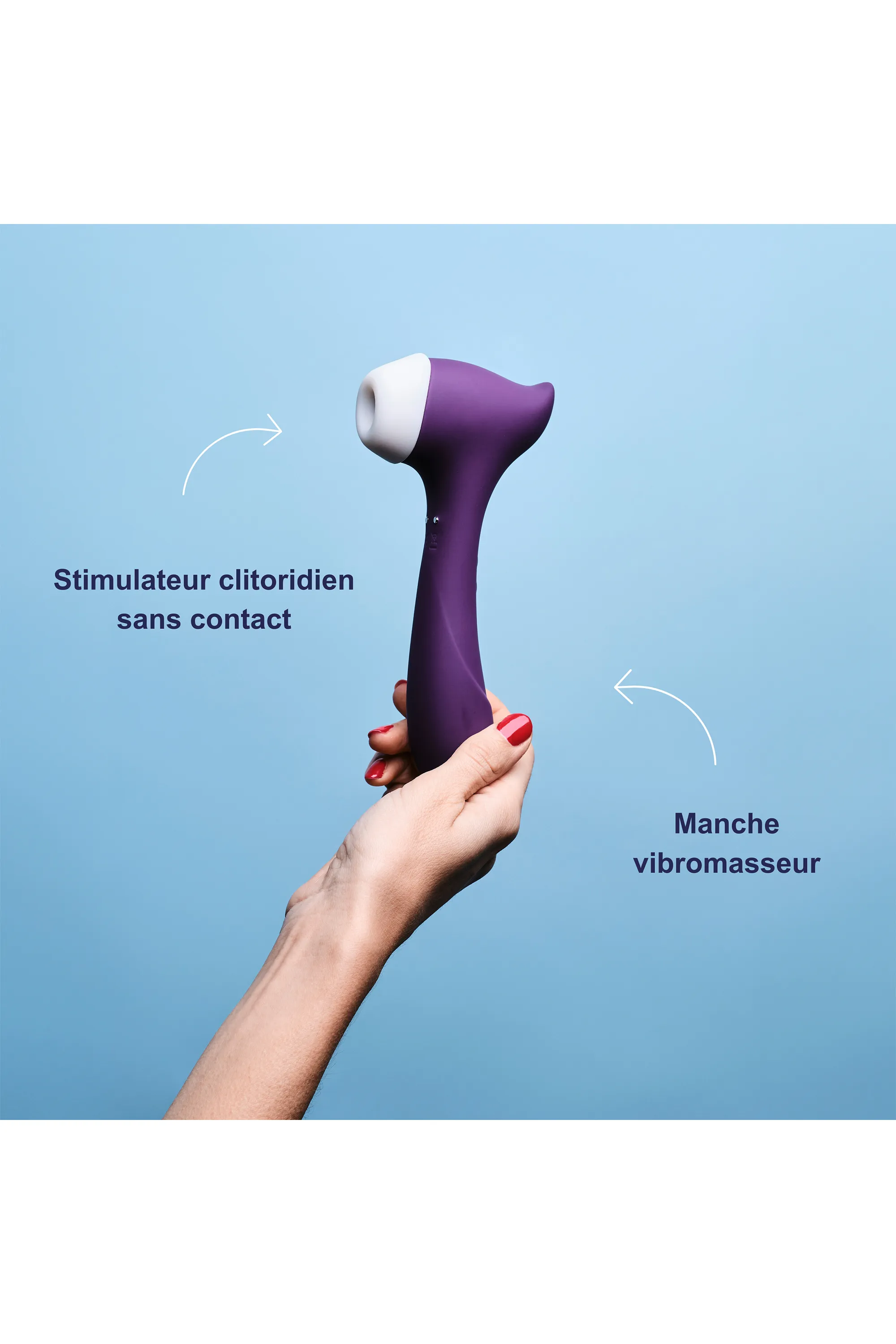 GOLIATE Sextoy 2 en 1 stimulateur clitoridien & vibromasseur The Amazing