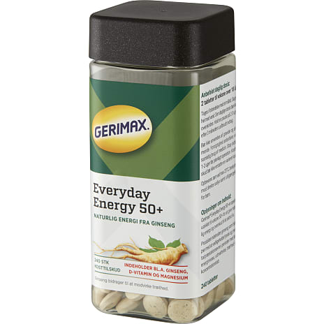 Ginseng, D-vitamin og magnesium
