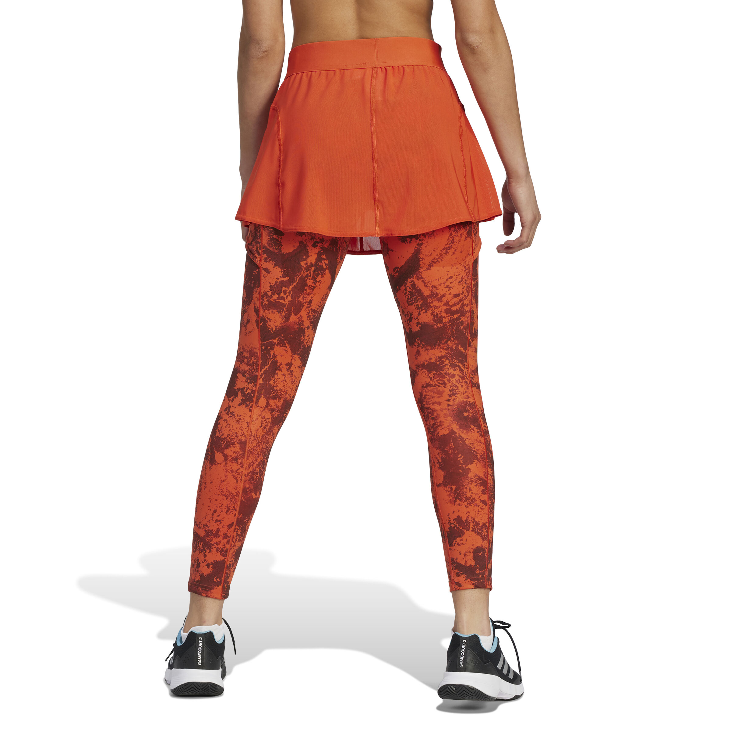 adidas Paris MA Skirt & Collant Tight Femmes - Orange , Rouge