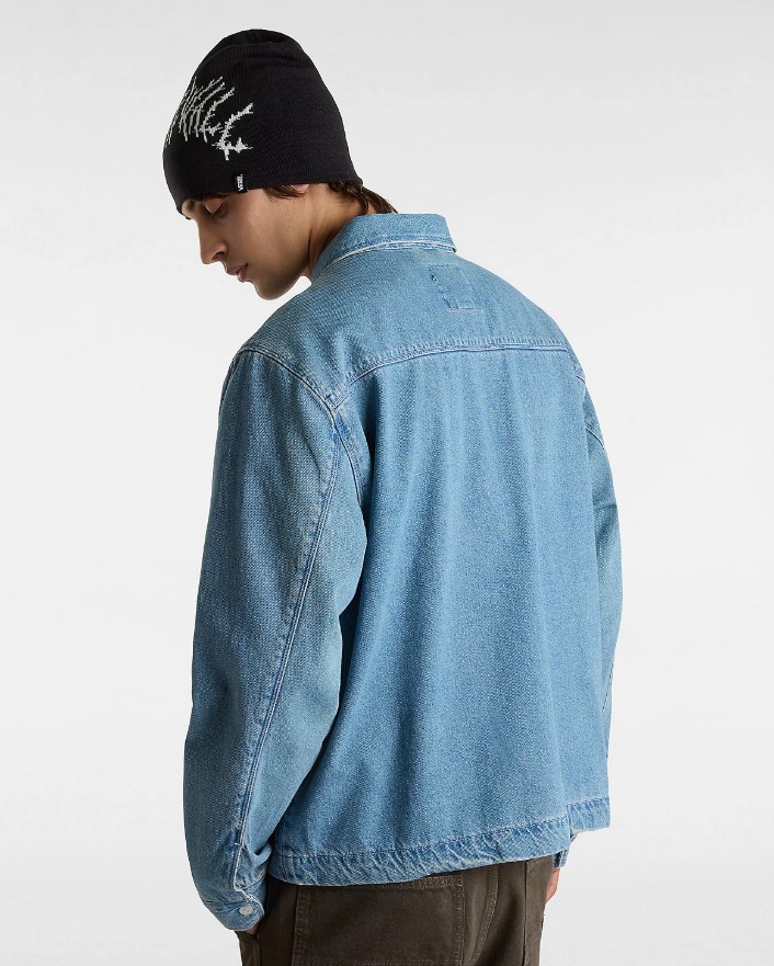 Vans Mcavoy Denim Station Jacket Stone Wash