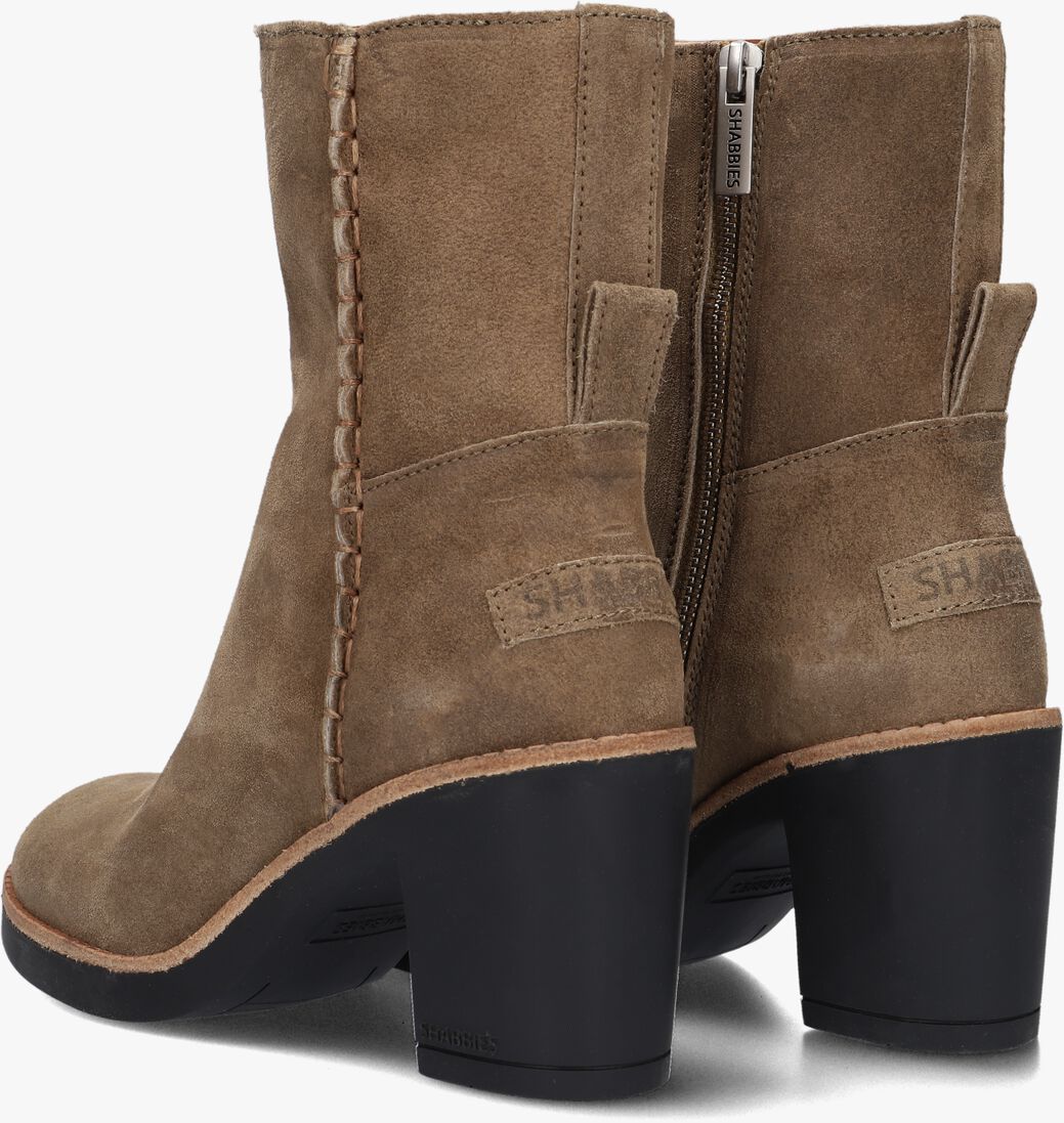 SHABBIES beige shabbies enkellaarsjes venle ankle boot