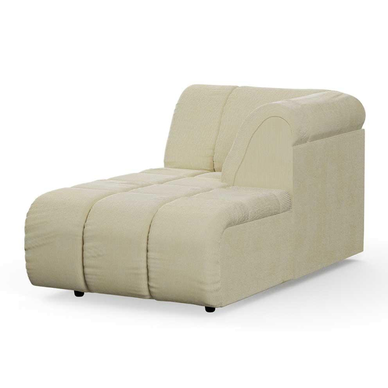 HKliving Wave bank element left divan Wise Blossom