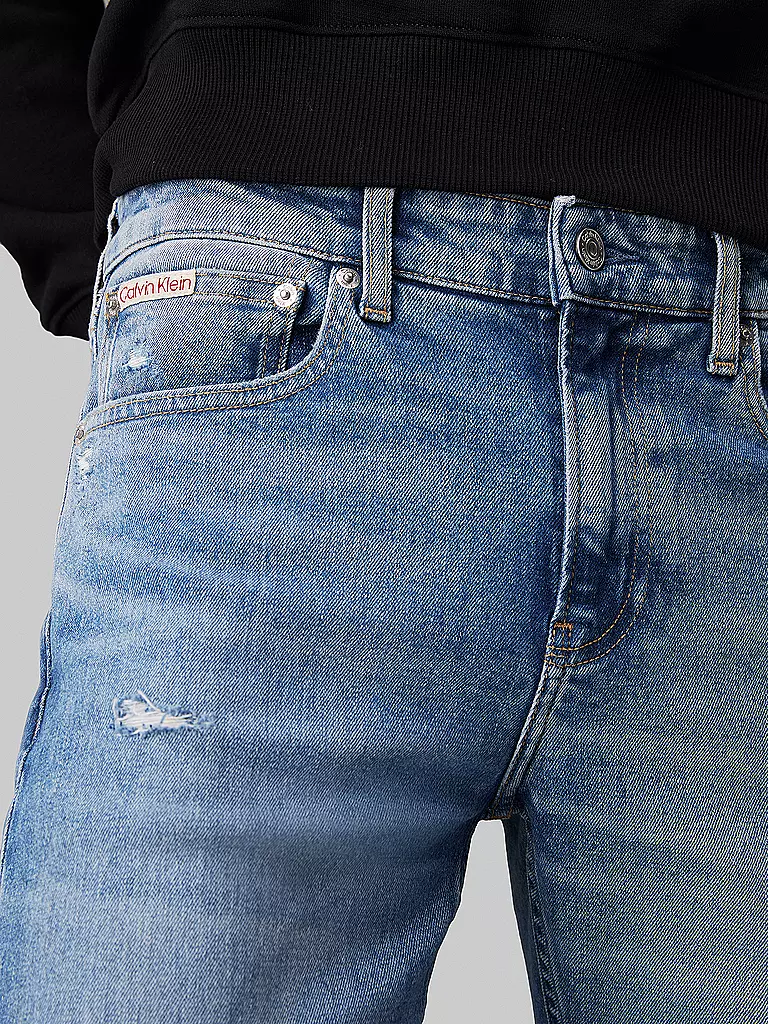 CALVIN KLEIN JEANS Jeans Tapered Fit  blau
