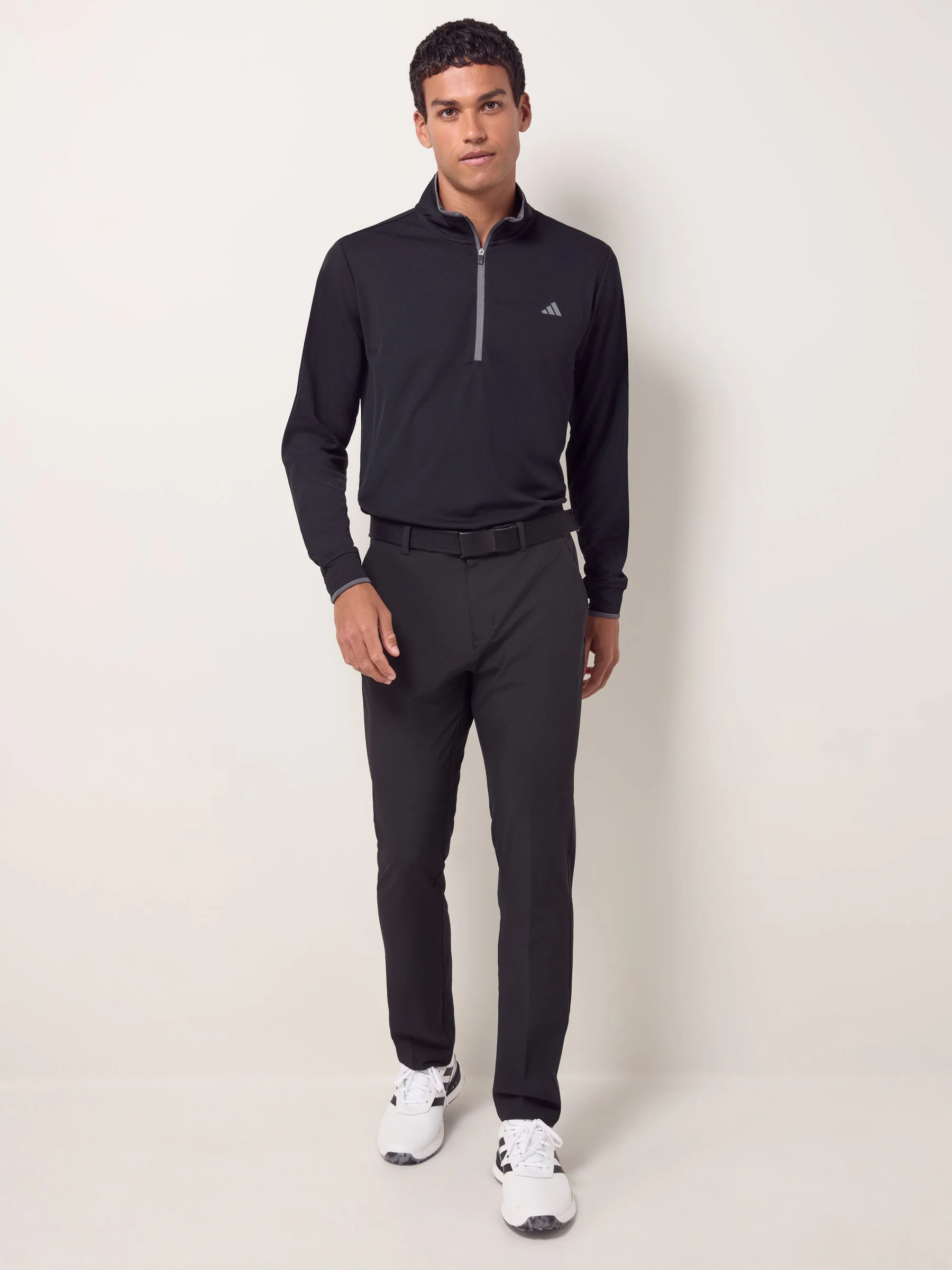 Zwart - adidas Golf broek met toelopende pijpen