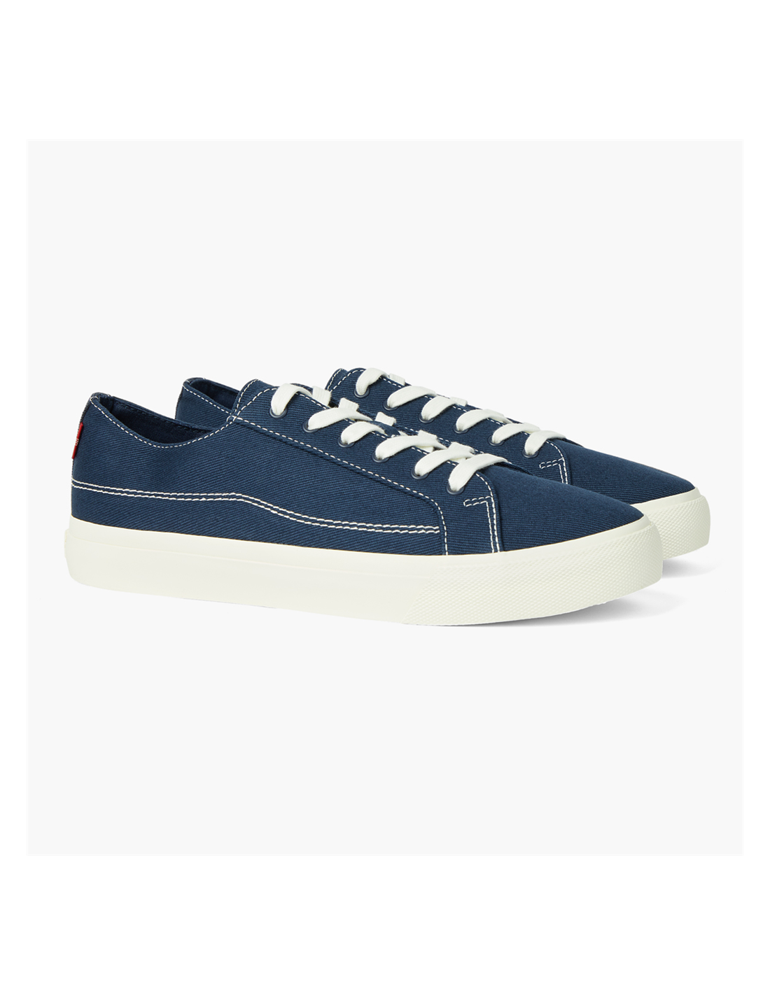 levi's baskets de ville homme decon lace bleu/blanc