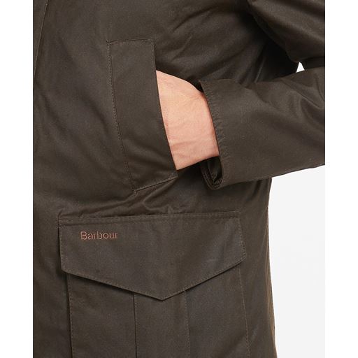 Barbour Hereford Wax Jakke, Olive, XL