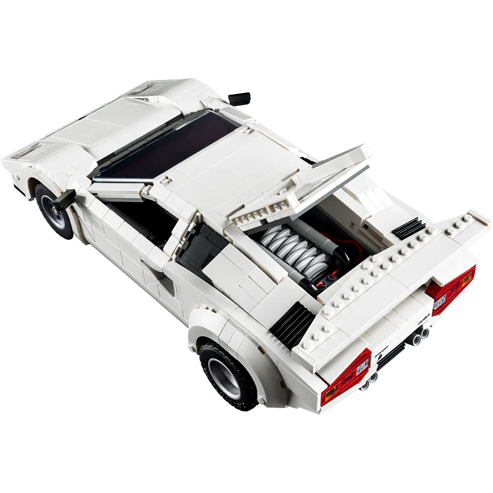 (1506-tlg. Set) Icons Klemmbausteine Race Car Auto Fahrzeug Modell Bausatz (10337) Lizenziert - Lamborghini Countach 5000 Quattrovalvo