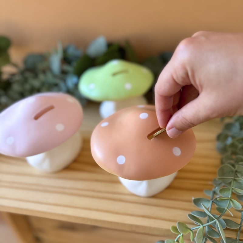 Heico - Saving Bank - Mushroom Almond - 11 cm (314709)
