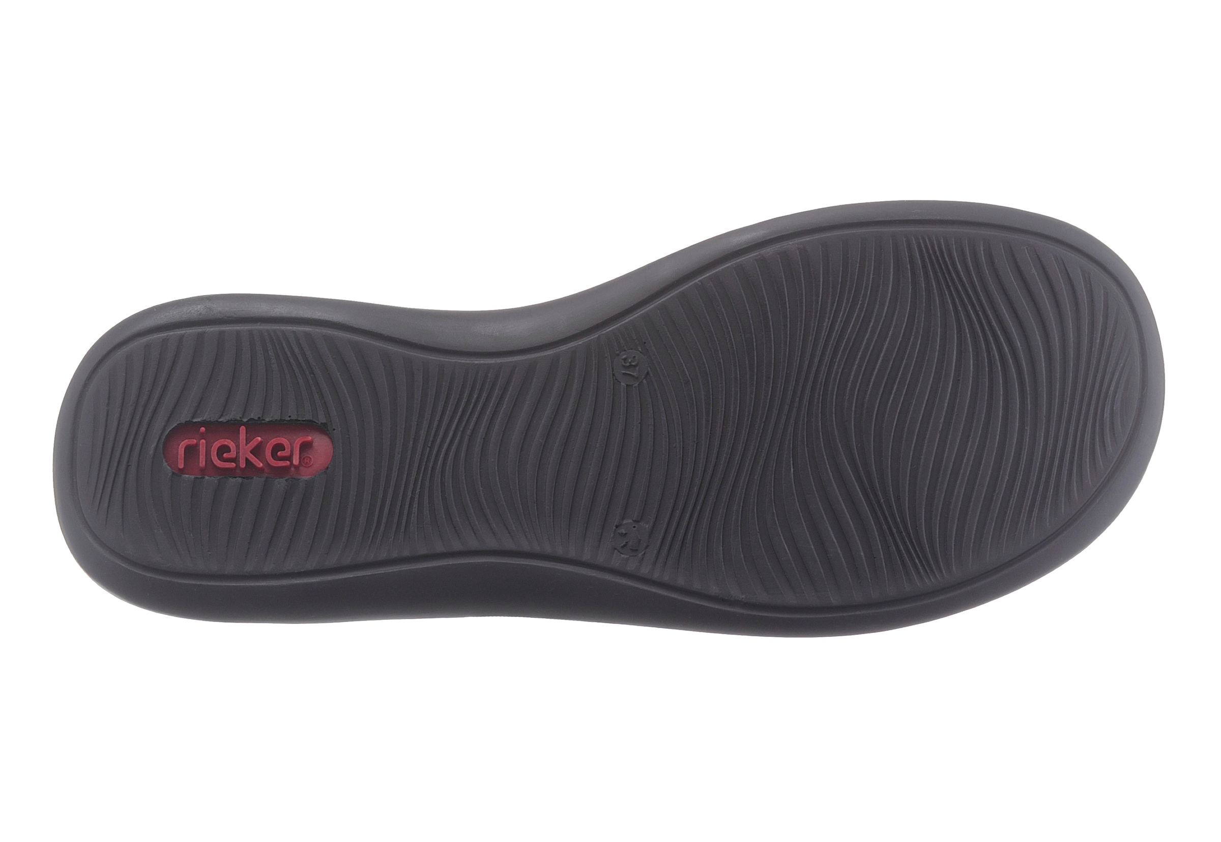 Rieker Slipper  Spangenschuh, Schlupfschuh, Komfortschuh mit Klettverschluss