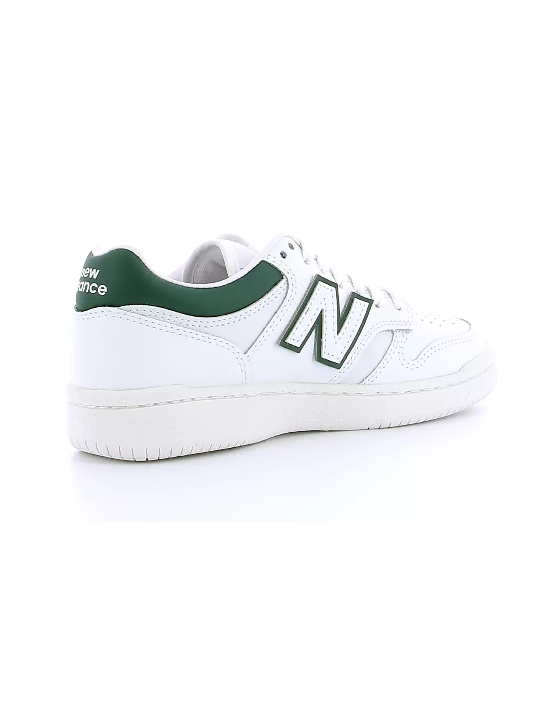 NEW BALANCE 480 - Baskets WHITEVERT