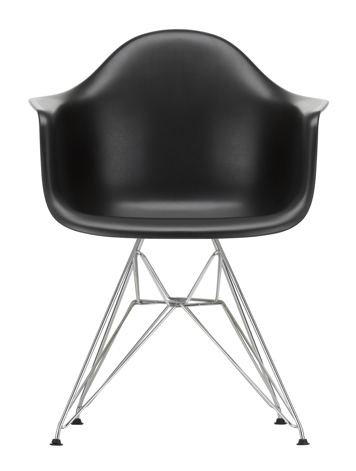 Eetkamerstoel DAR chroom onderstel deep black