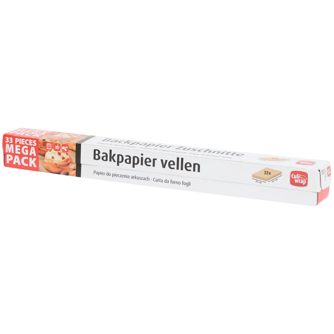 Culiwrap bakpapiervellen 33 stuks | 38 x 42 cm