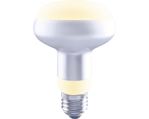 FLAIR LED reflectorlamp, dimbaar, R80 E27/5,5W (37W), 440 lm, 2700 K, warm wit, mat