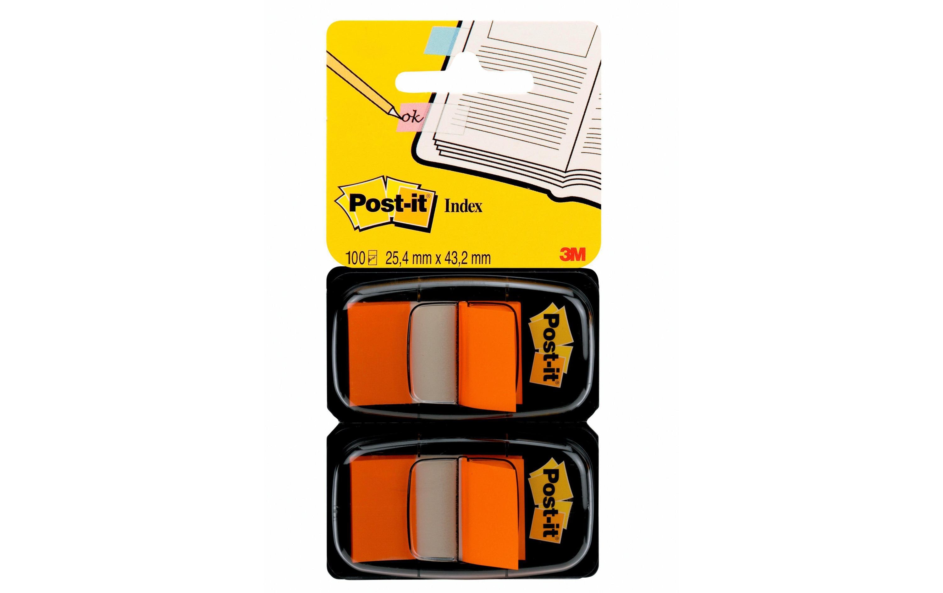 Page Marker Post-it Index 680-B2 Orange, 2 StückPost-it Index Haftstreifen