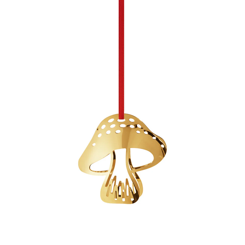 Georg Jensen  CC 2023 Svamp juleophæng - forgyldt