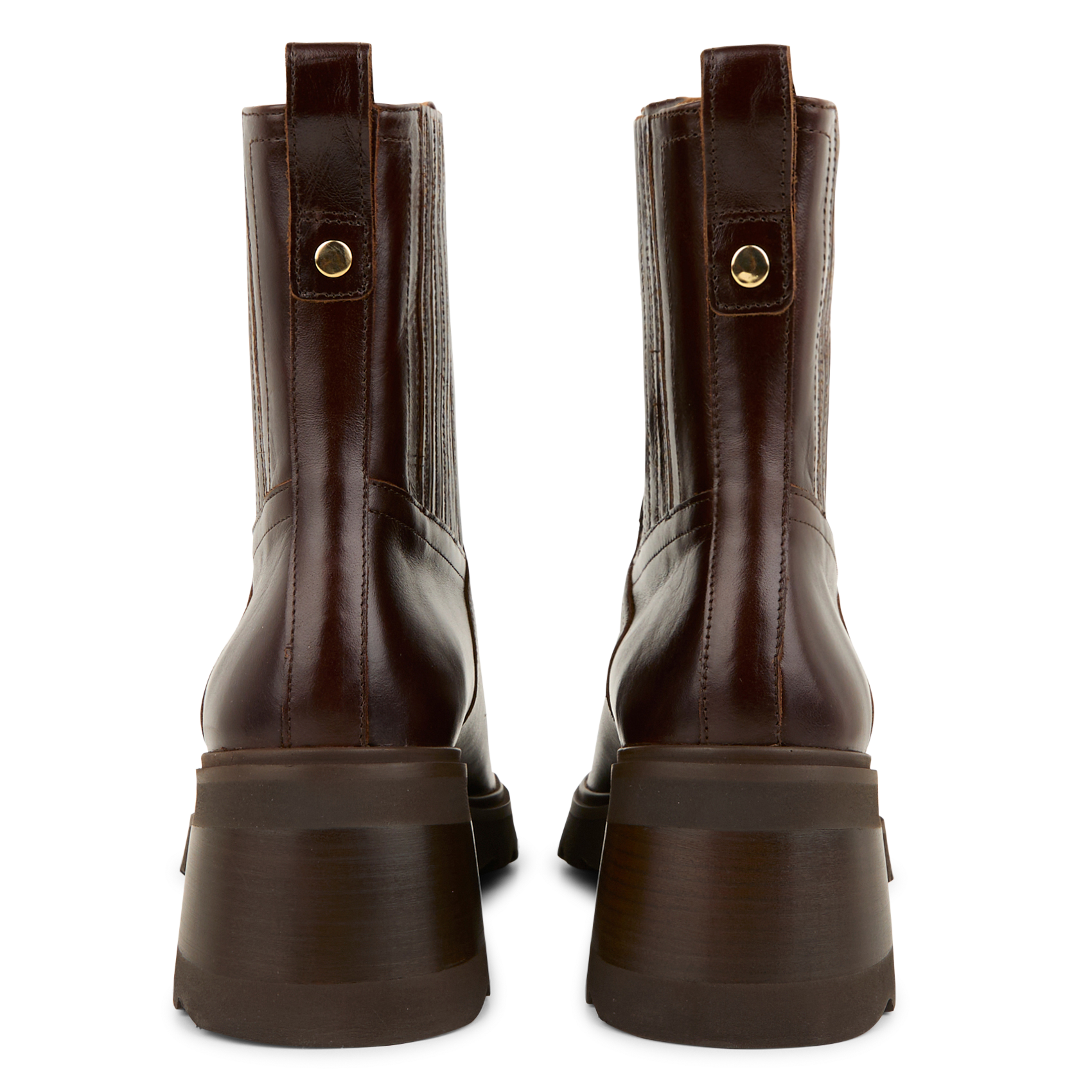 LISON - Bottines en cuir | Marron