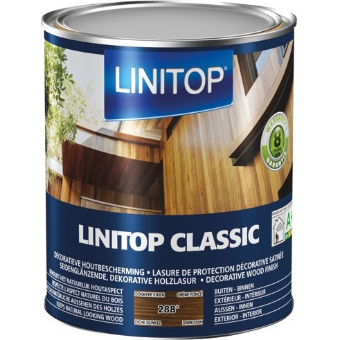 Classic lasure satin 1 L chêne foncé