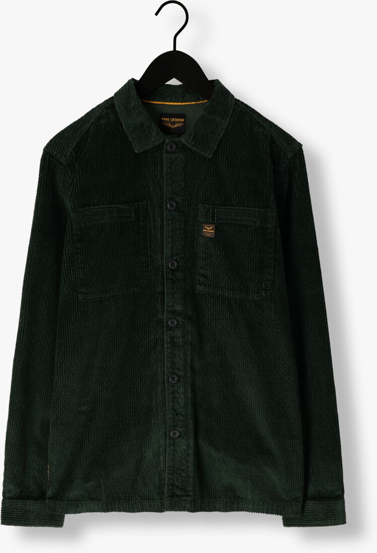 PME LEGEND groene pme legend overshirt long sleeve shirt ctn dobby corduroy
