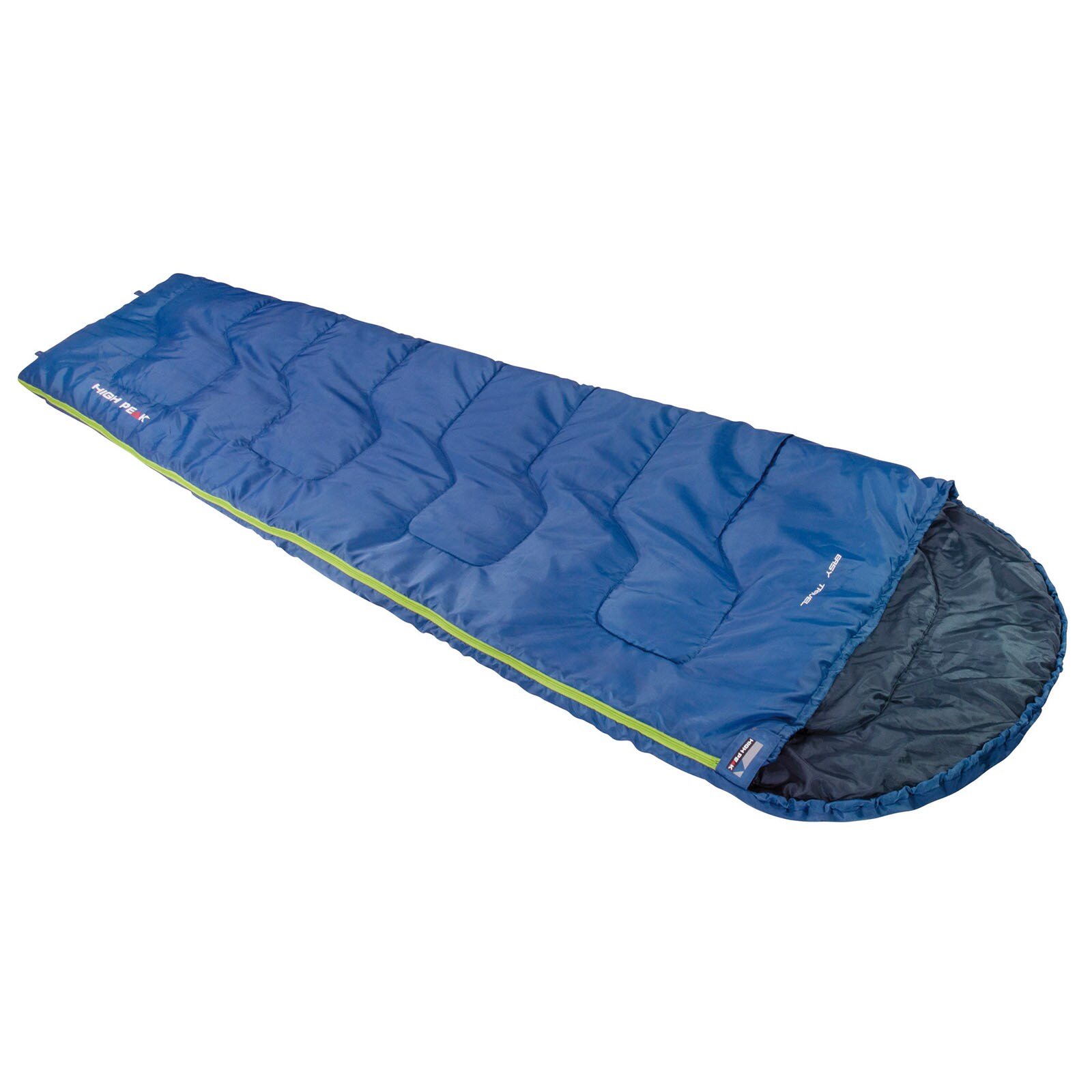 HIGH PEAK Mumienschlafsack Easy Travel Sommer Trekking Schlafsack XL 2,2 m 830 g