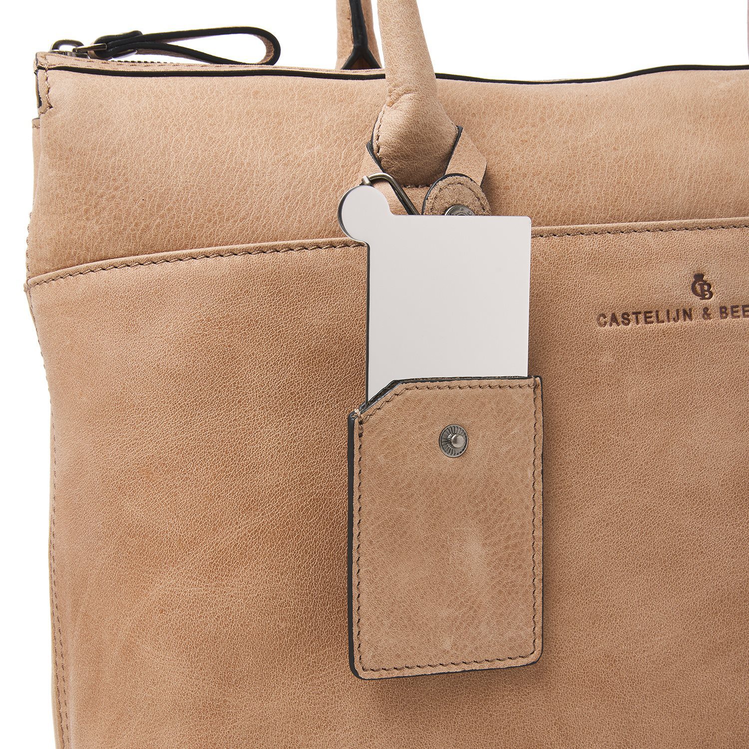 Castelijn & Beerens Carisma Laptoptas 15,6 inch + Tablet RFID Beige