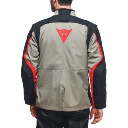 Veste Dainese ALLIGATOR TEX - Gris / Rouge