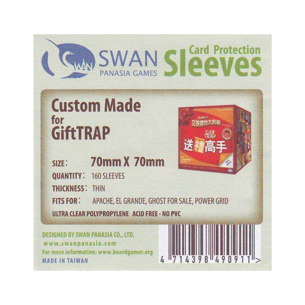 Swan Panasia - Card Sleeves Standard - 70x70mm - 160p
