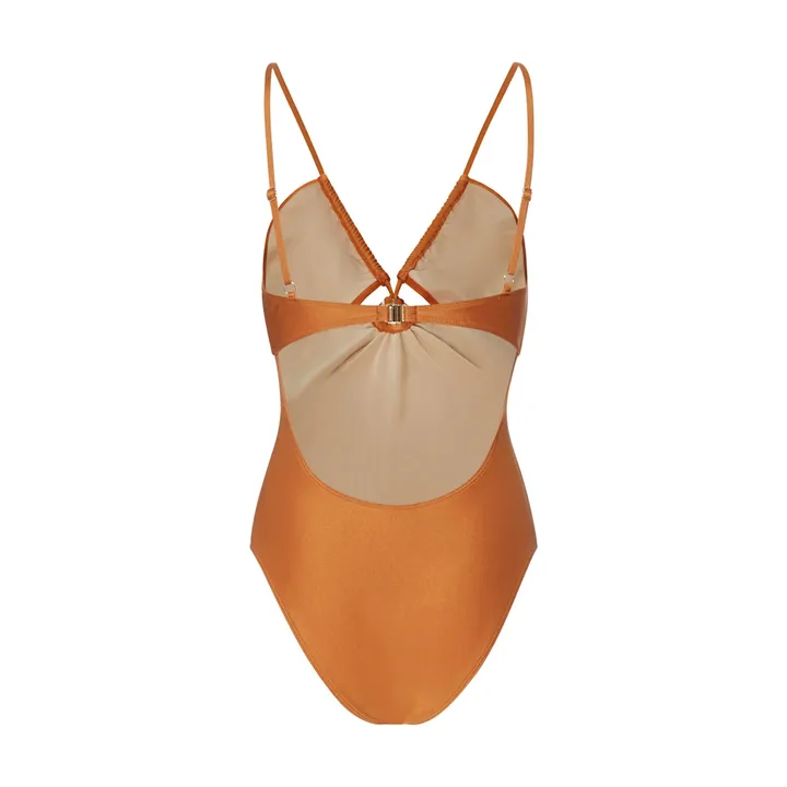 Alma Deia Maillot de Bain 1 Pièce Cut-Out Dos Nu | Cuivre