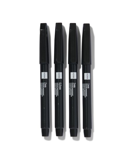 4 marqueurs permanents 05-1-2mm