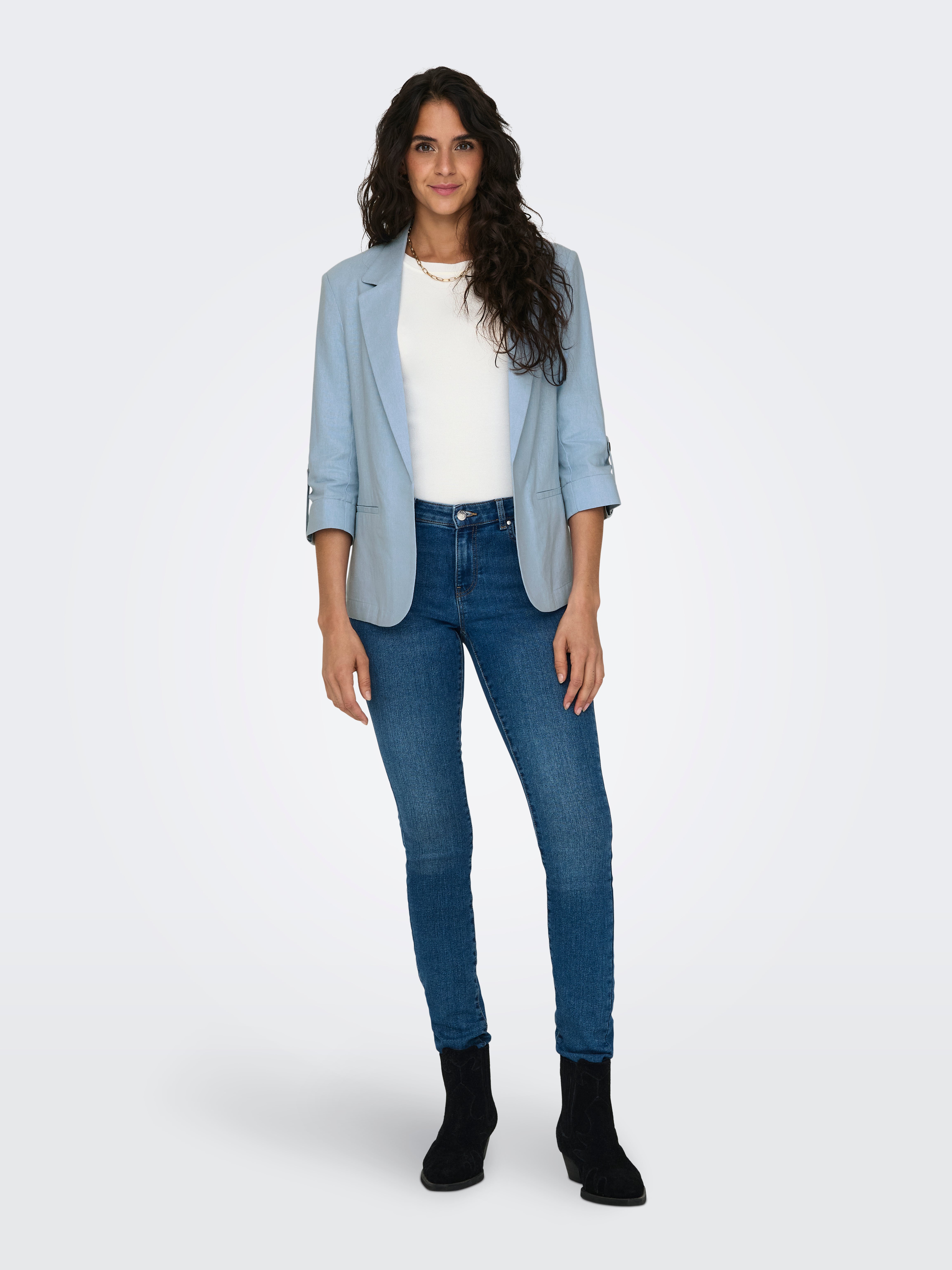 ONLCARO Blazer Cashmere Blue