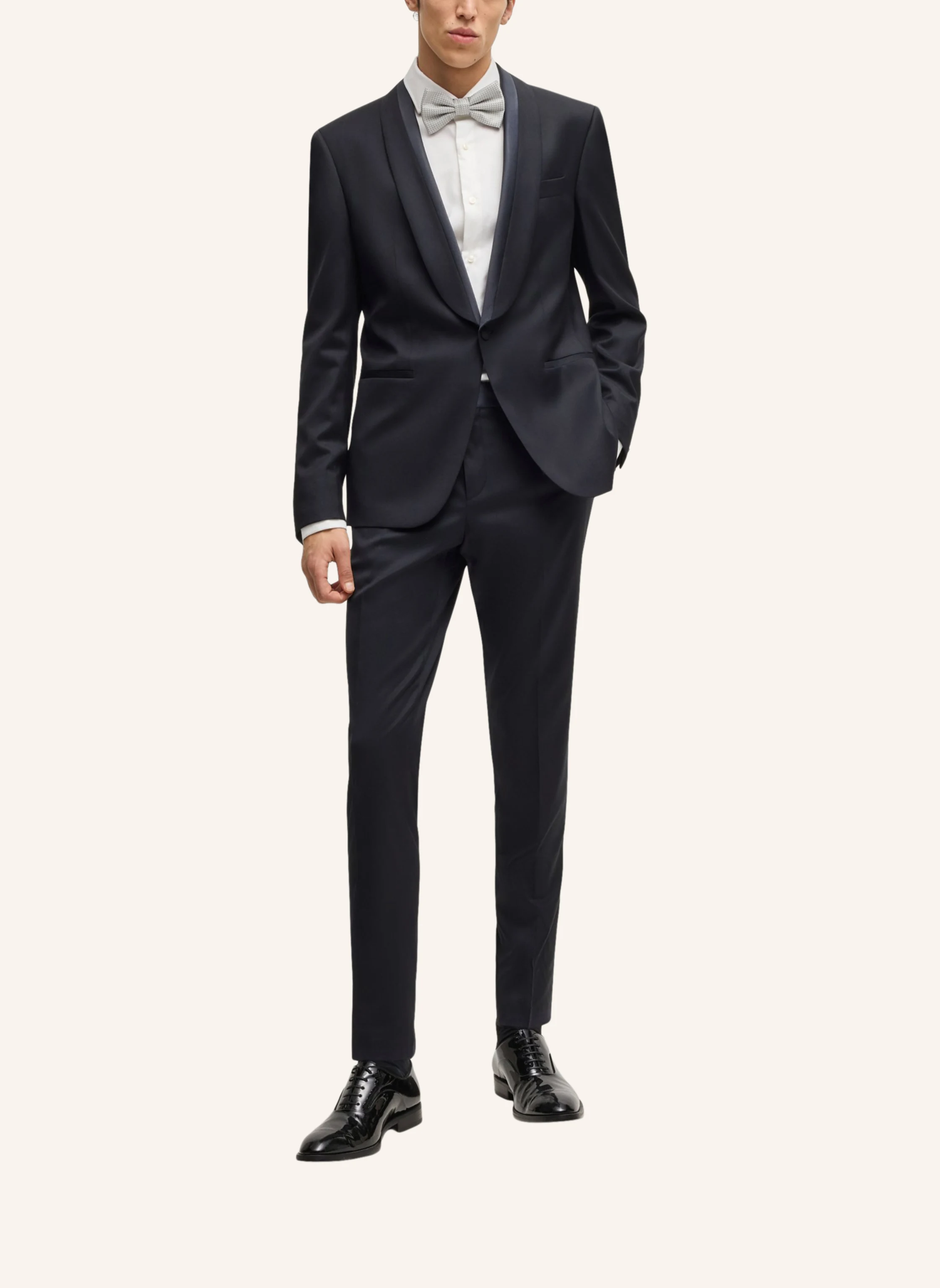 BOSS Business Anzug H-HUGE-2PCS-S-TUX252 Slim Fit