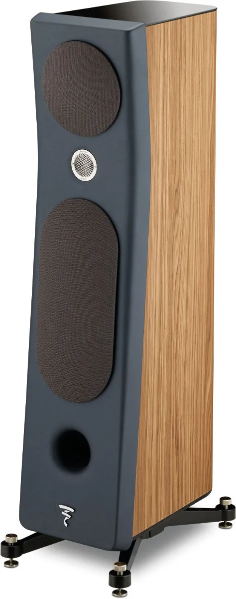 Focal Kanta N°2 Noyer / Gris foncé mat (la paire) Enceintes colonne