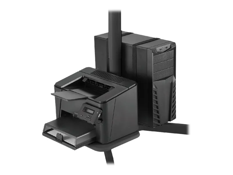 Maclean MC-848 - Stativ - for LCD-display/tastatur/mus/CPU/printer - sort - gulvstående